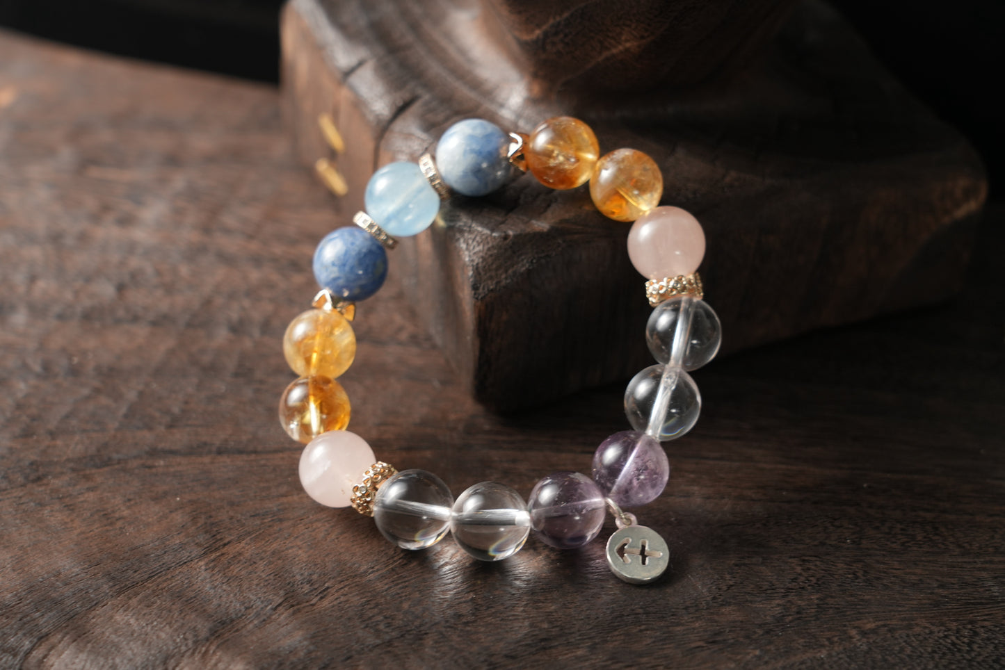 Sagittarius Zodiac Crystal Bracelet – Handmade Designer Jewelry for Freedom and Wisdom