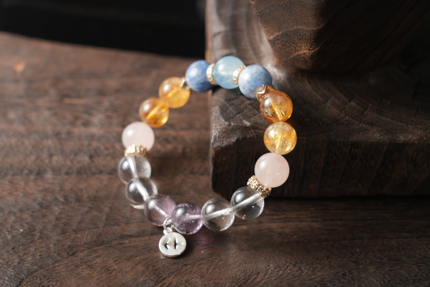 Sagittarius Zodiac Crystal Bracelet – Handmade Designer Jewelry for Freedom and Wisdom