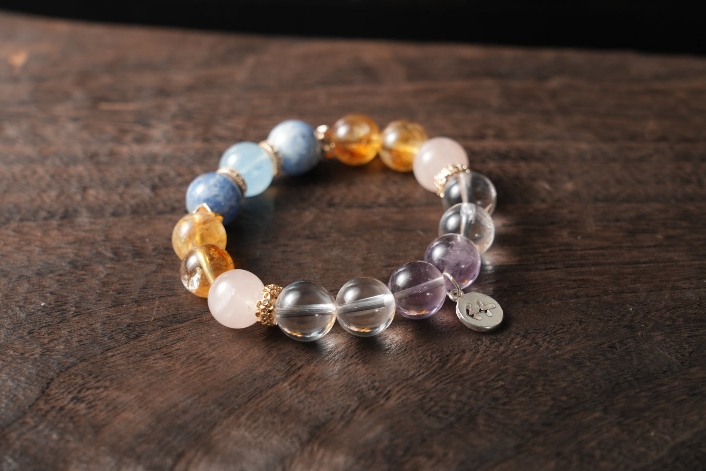 Sagittarius Zodiac Crystal Bracelet – Handmade Designer Jewelry for Freedom and Wisdom