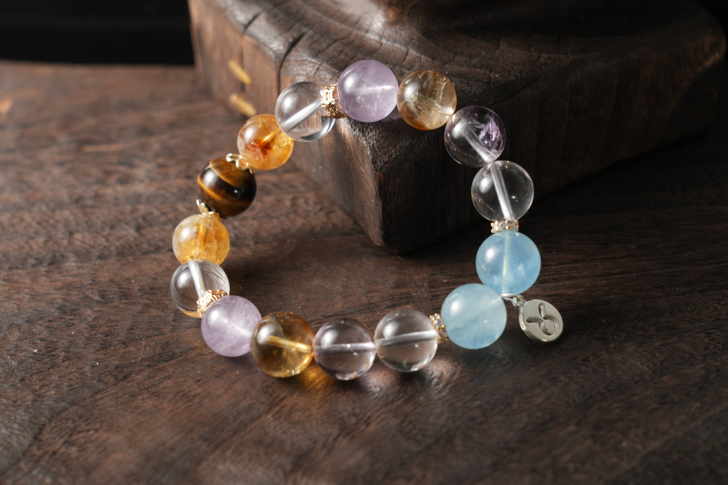 Taurus Zodiac Crystal Bracelet – Handmade Designer Jewelry for Grounding and Abundance