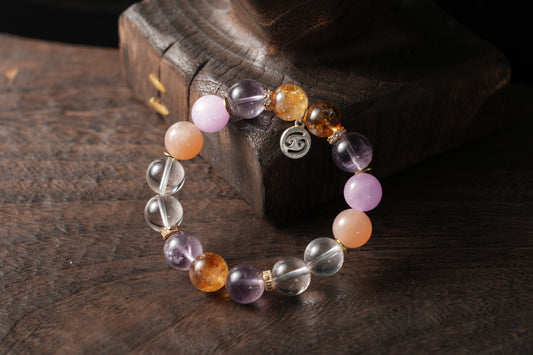 Cancer Zodiac Crystal Bracelet – Handmade Designer Jewelry for Comfort and Intuition