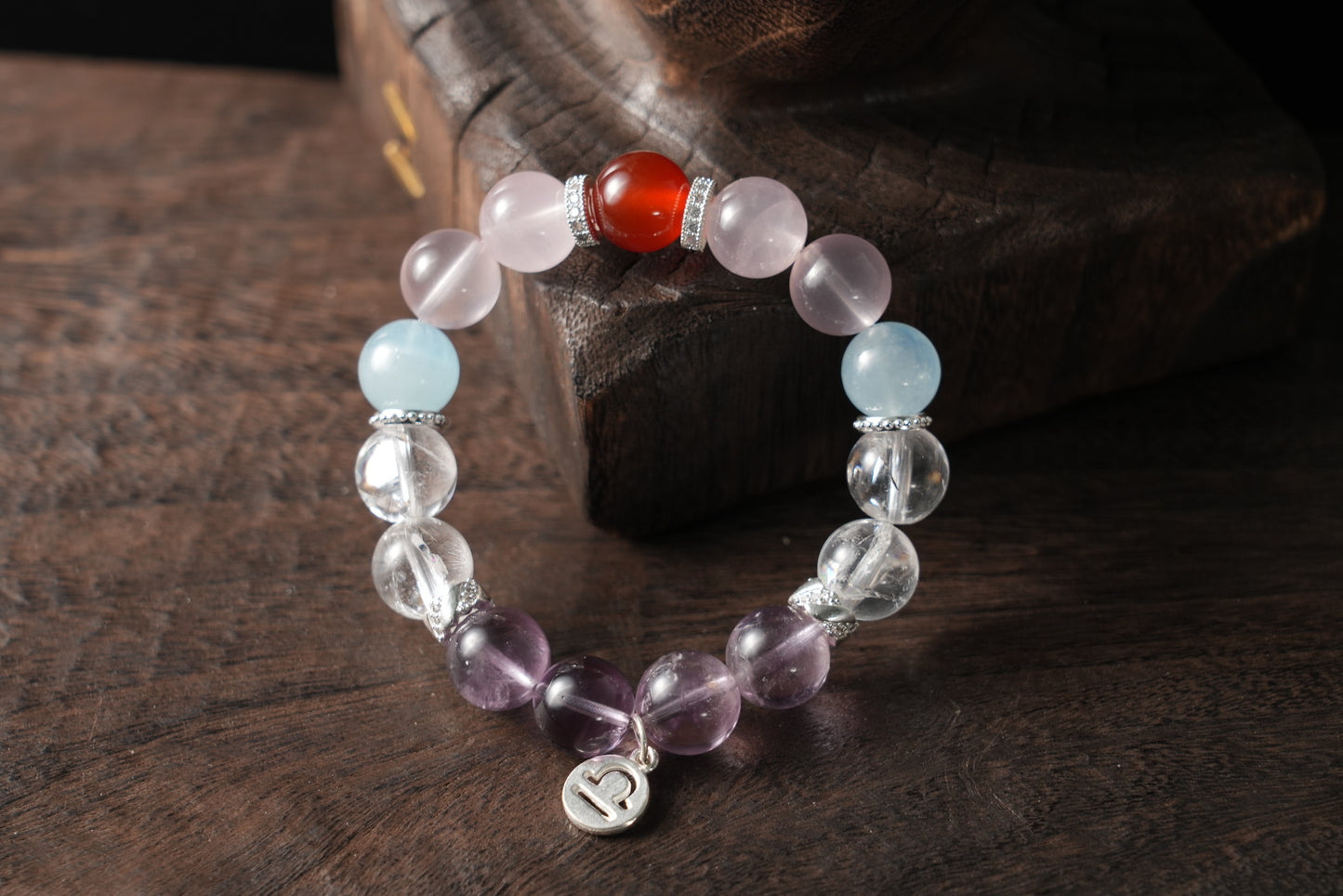 Libra Zodiac Crystal Bracelet – Handmade Designer Jewelry for Harmony and Love